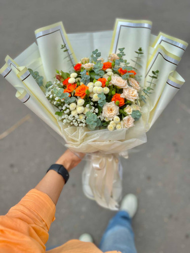 خرید دسته گل مینیاتوری - گل ساسان گلفروشی رشت