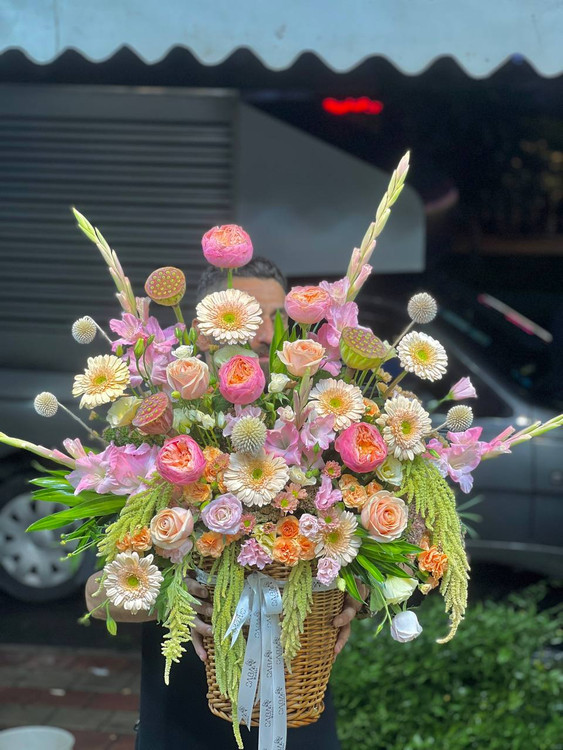 خرید بسکت بوهمی - گل ساسان گلفروشی رشت