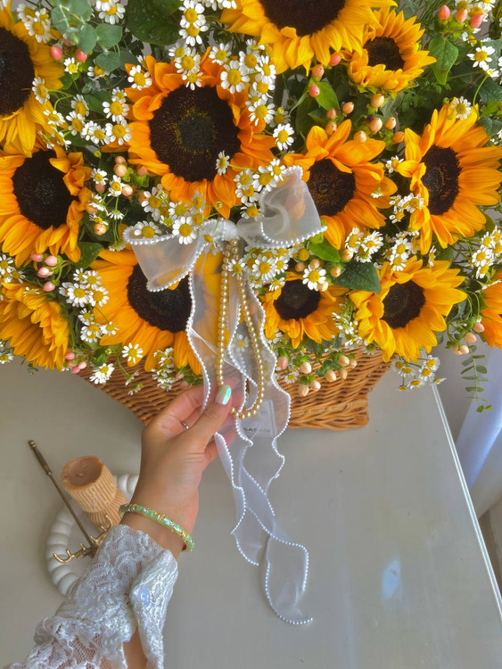 خرید بسکت آفتابگردون - گل ساسان گلفروشی رشت