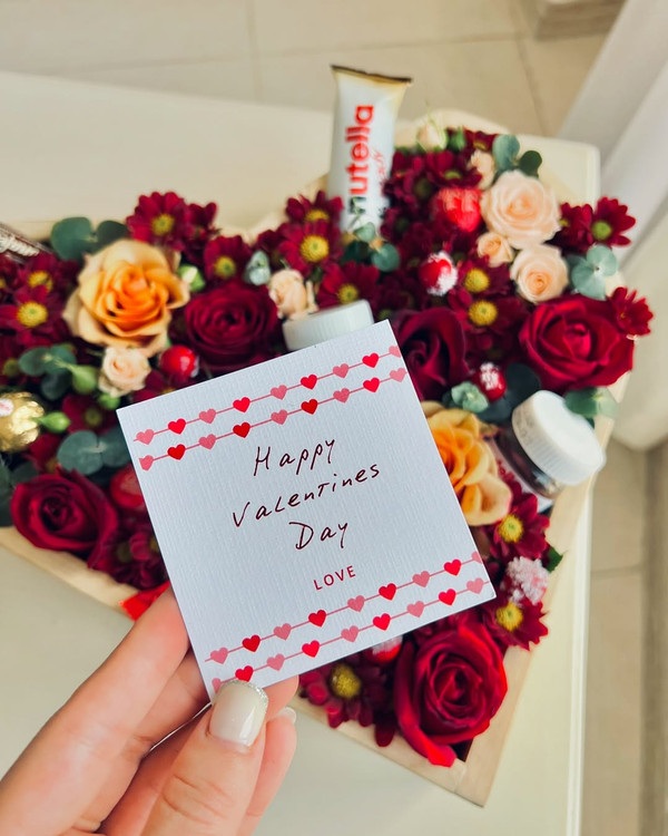 خرید باکس قلب چوبی - گل ساسان گلفروشی رشت