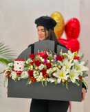 خرید باکس کادو لاکچری - گل ساسان گلفروشی رشت