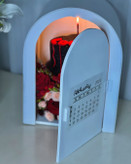 خرید جعبه گل و کیک تاریخ دار - گل ساسان گلفروشی رشت
