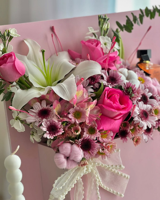 خرید باکس گل lady - گل ساسان گلفروشی رشت