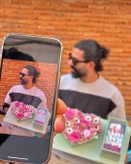خرید باکس گل و مارشمالو نفس - گل ساسان گلفروشی رشت