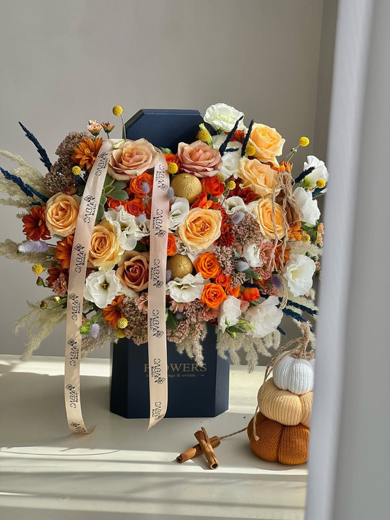 خرید باکس پاییزی دلربا - گل ساسان گلفروشی رشت