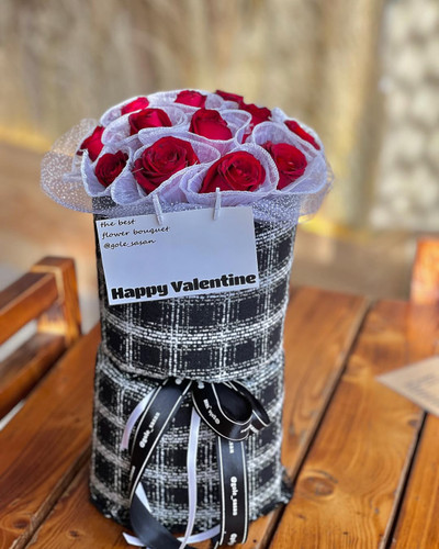 خرید بوکت گل پینترستی - گل ساسان گلفروشی رشت