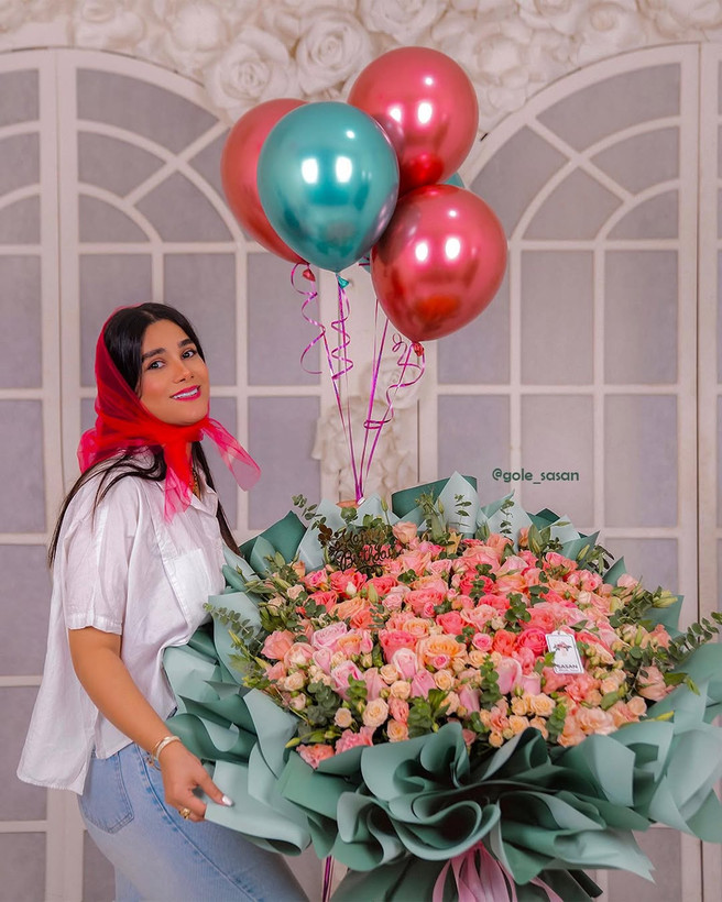 خرید دسته گل مرجان - گل ساسان گلفروشی رشت