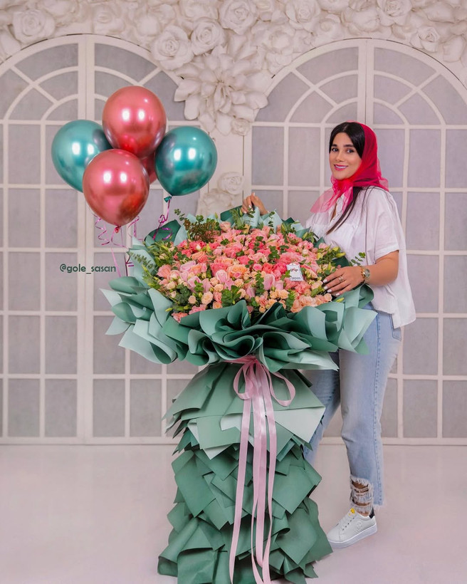 خرید دسته گل مرجان - گل ساسان گلفروشی رشت