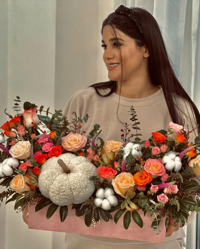 خرید باکس گل کدو - گل ساسان گلفروشی رشت