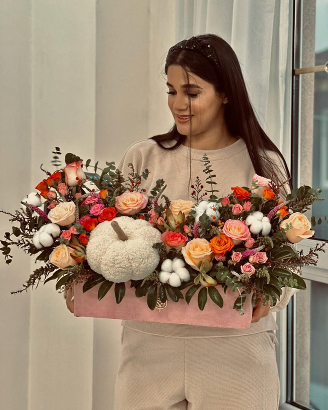 خرید باکس گل کدو - گل ساسان گلفروشی رشت