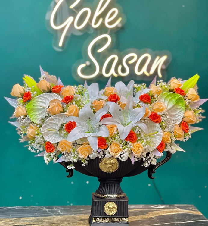 خرید کاپ گل ساسان - گل ساسان گلفروشی رشت