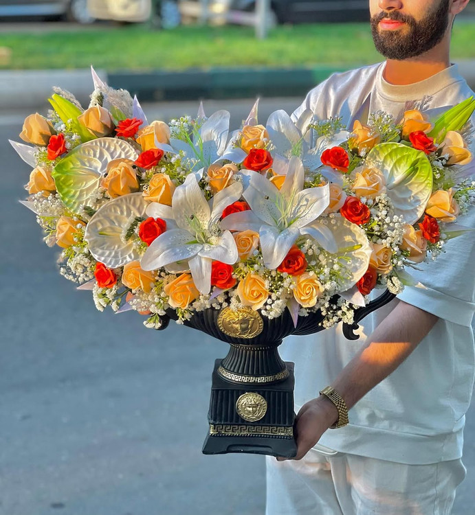 خرید کاپ گل ساسان - گل ساسان گلفروشی رشت