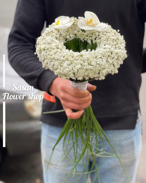 خرید گل عروس نازی - گل ساسان گلفروشی رشت