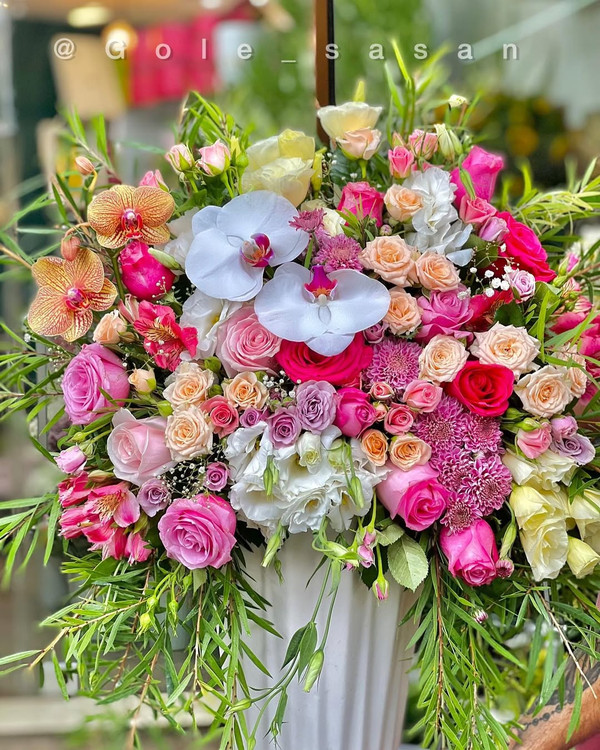 خرید گلدون گل ناردون - گل ساسان گلفروشی رشت