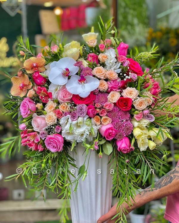 خرید گلدون گل ناردون - گل ساسان گلفروشی رشت