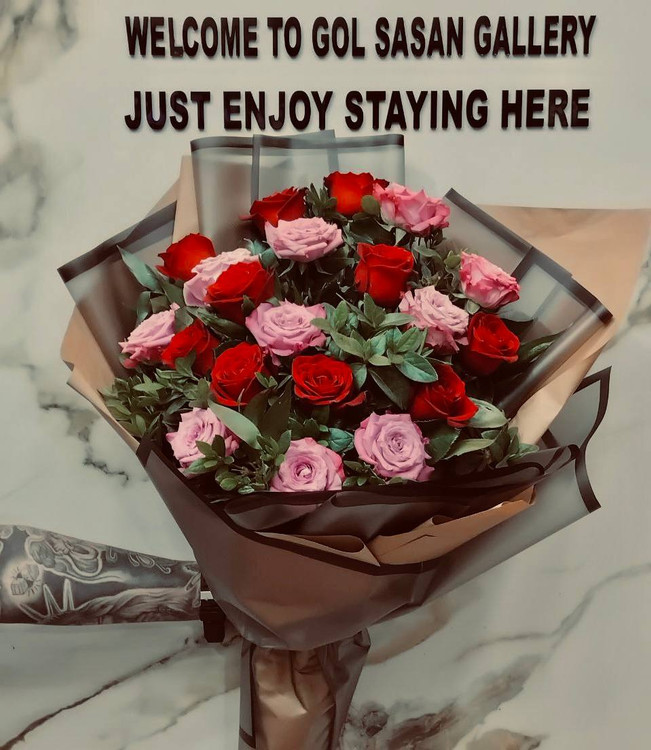 خرید دسته گل مرجان - گل ساسان گلفروشی رشت