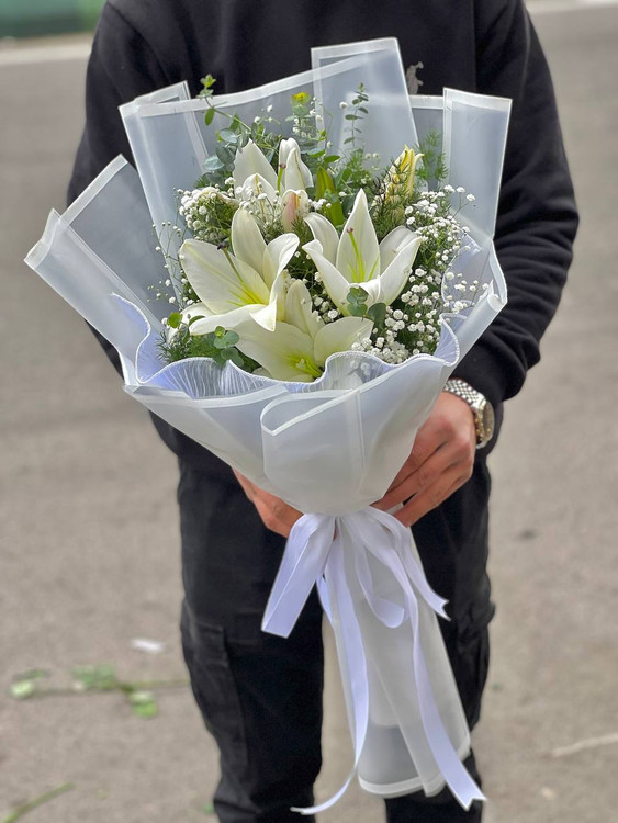 خرید دسته گل ملورین - گل ساسان گلفروشی رشت