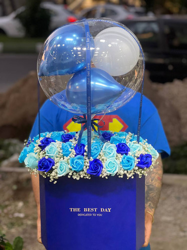 خرید باکس گل عسلک - گل ساسان گلفروشی رشت