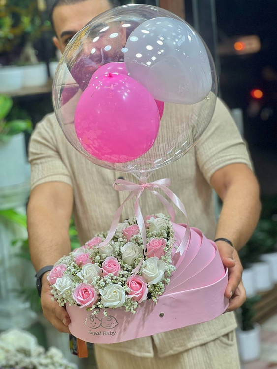 خرید باکس گل إمی - گل ساسان گلفروشی رشت