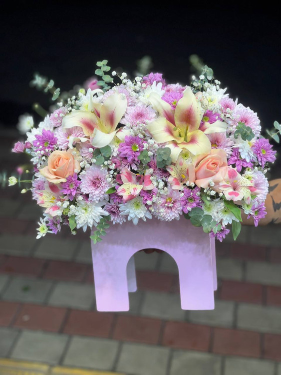 خرید باکس گل سانای - گل ساسان گلفروشی رشت