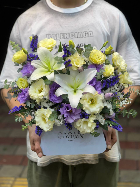 خرید باکس گل شایلین - گل ساسان گلفروشی رشت