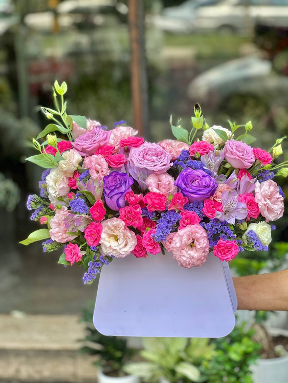 خرید باکس گل مارگاریت - گل ساسان گلفروشی رشت