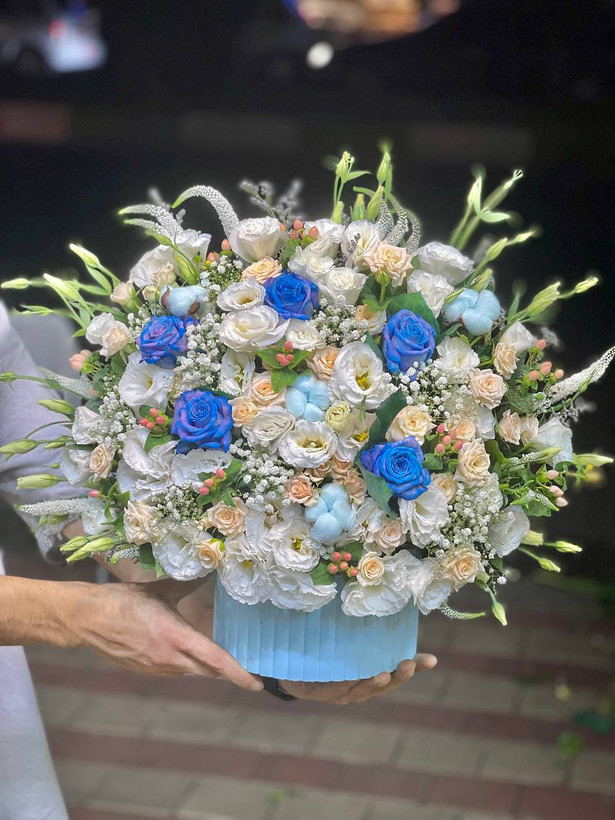 خرید باکس گل مارگارت - گل ساسان گلفروشی رشت