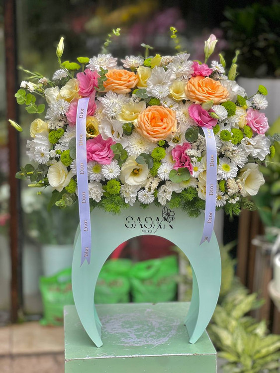 خرید باکس گل آهو - گل ساسان گلفروشی رشت