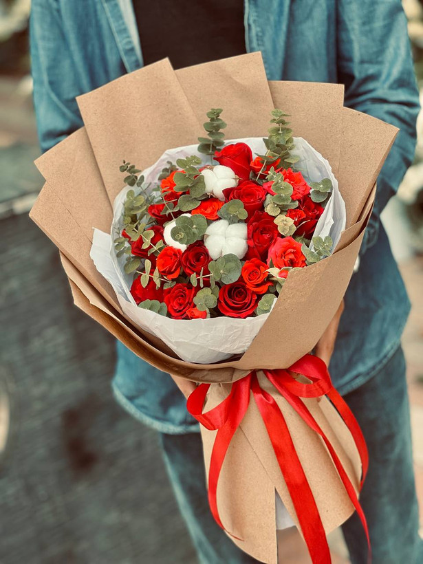 خرید دسته گل بهشت - گل ساسان گلفروشی رشت