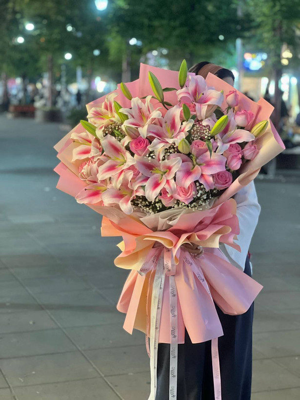 خرید دسته گل آیماه - گل ساسان گلفروشی رشت