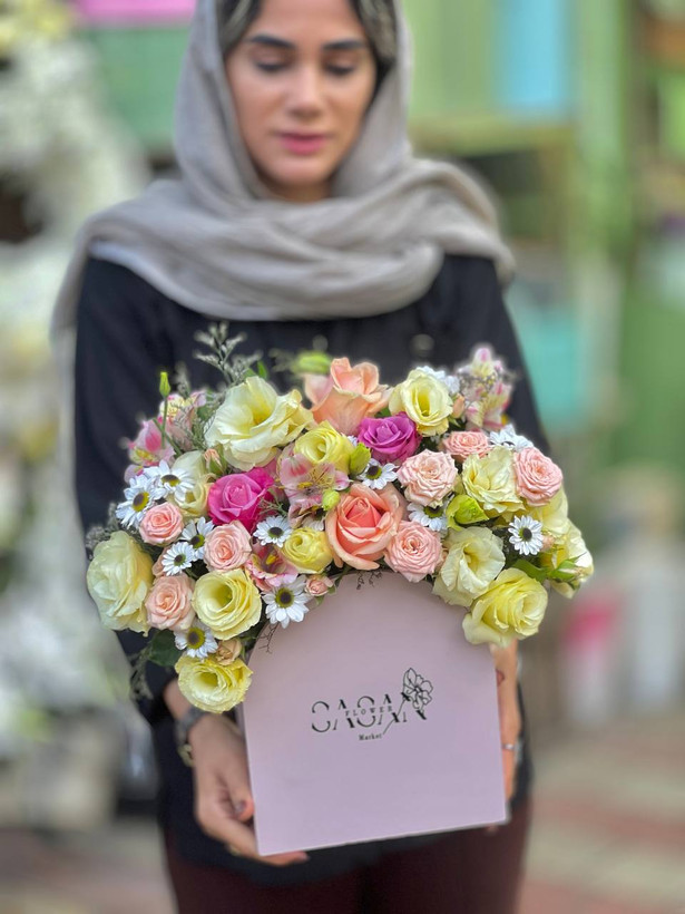 خرید باکس گل جانای - گل ساسان گلفروشی رشت