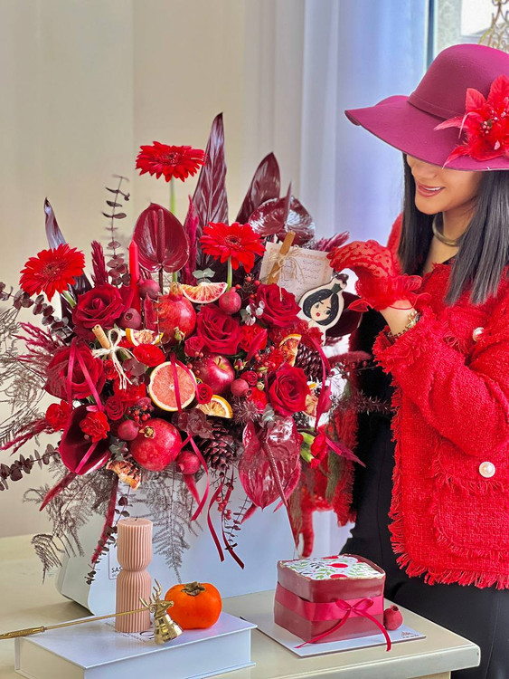 خرید باکس یلدایی ساره - گل ساسان گلفروشی رشت