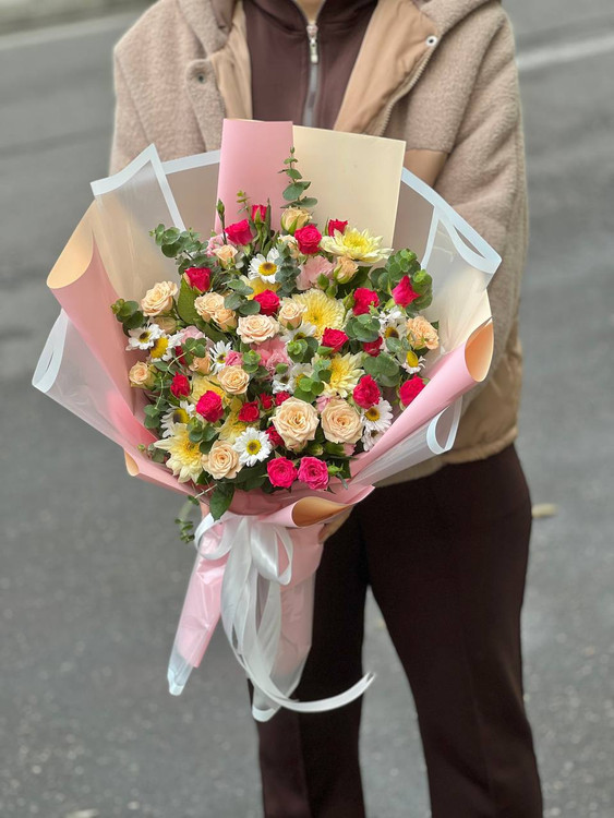 خرید دسته گل تامیلا - گل ساسان گلفروشی رشت