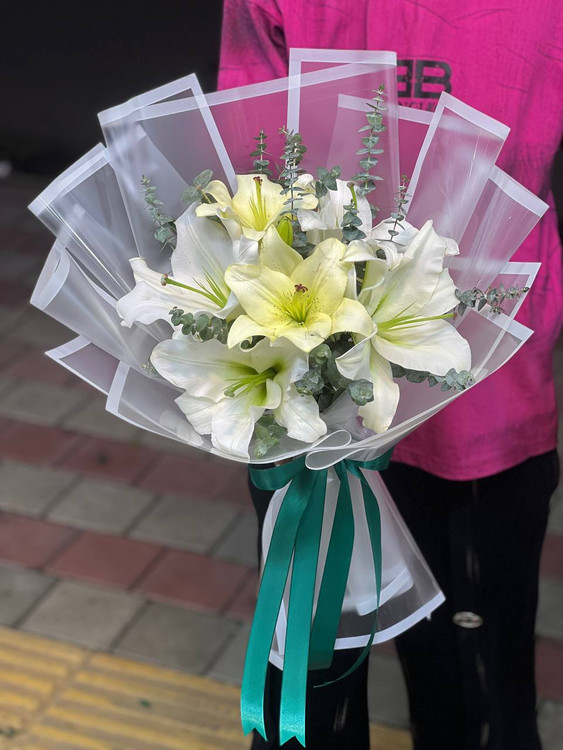 خرید دسته گل جورجینا - گل ساسان گلفروشی رشت