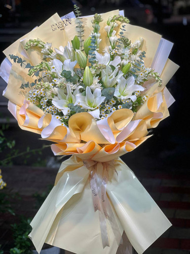 خرید دسته گل مراوریانتال - گل ساسان گلفروشی رشت