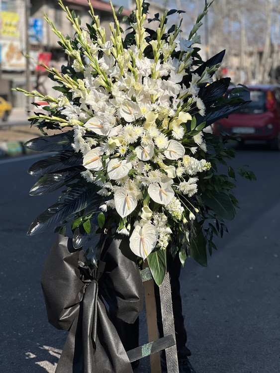 خرید تاج گل بامبو - گل ساسان گلفروشی رشت