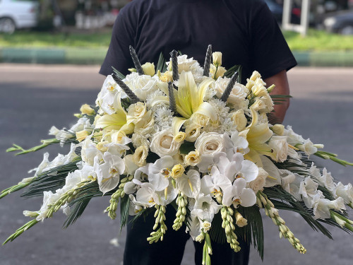 خرید سبد گل ارکیده - گل ساسان گلفروشی رشت