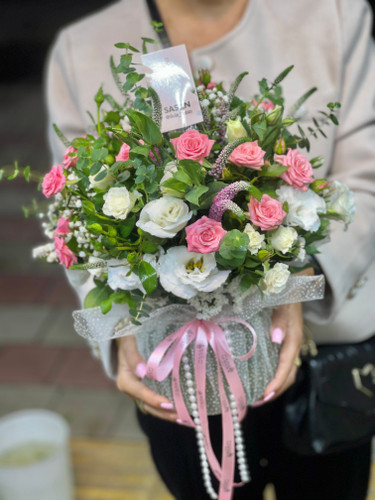 خرید جار گل ورونیکا مرواریدی - گل ساسان گلفروشی رشت